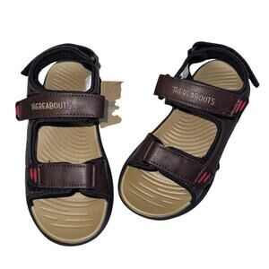 Thereabouts Children’s Brown adjustable Sandals Memory Foam Kids Size/ 13 M